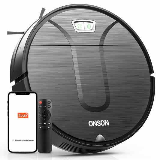 GOOVI Robot Vacuum Cleaner, 3500Pa Powerful Suction with App/Wi-Fi/Alexa for Hard Floor