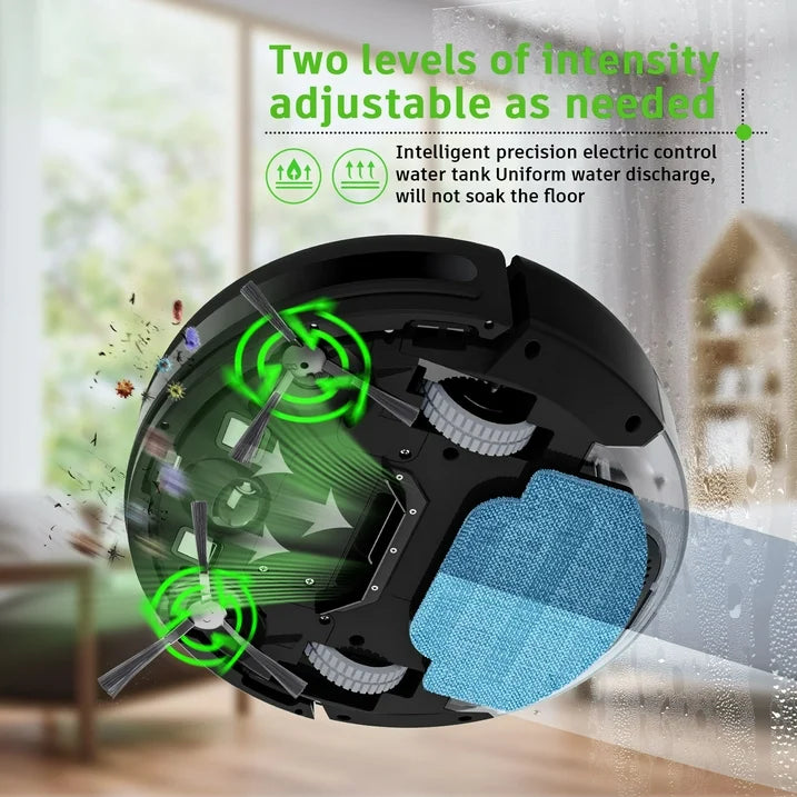 GOOVI Robot Vacuum, Robotic Vacuum Cleaner For Pet Hair, Hard Floor, Carpets ,Pet Hairs