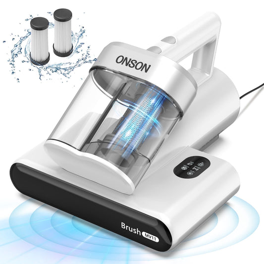ONSON 16Kpa Handheld Mattress Vacuum Cleaner, UV Light for Deep Cleaning Beds & Sofas